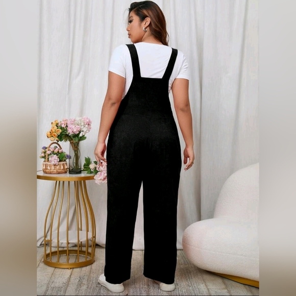NWOT Shein Black Overalls - Picture 2 of 7